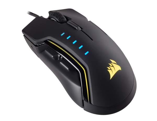 MOUSE CORSAIR GAMING GLAIVE RGB NEGRO